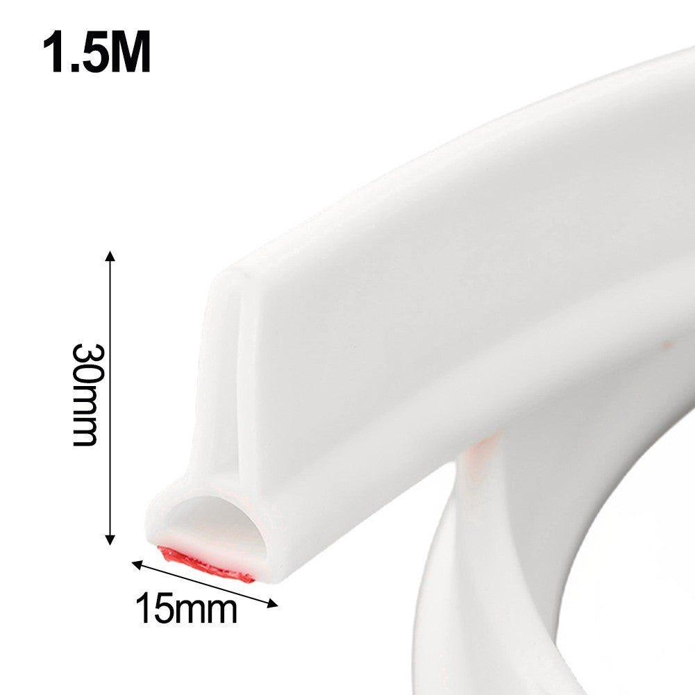 Flexible Shower Water Stopper Silicone Strip for Bathroom Water Control Use