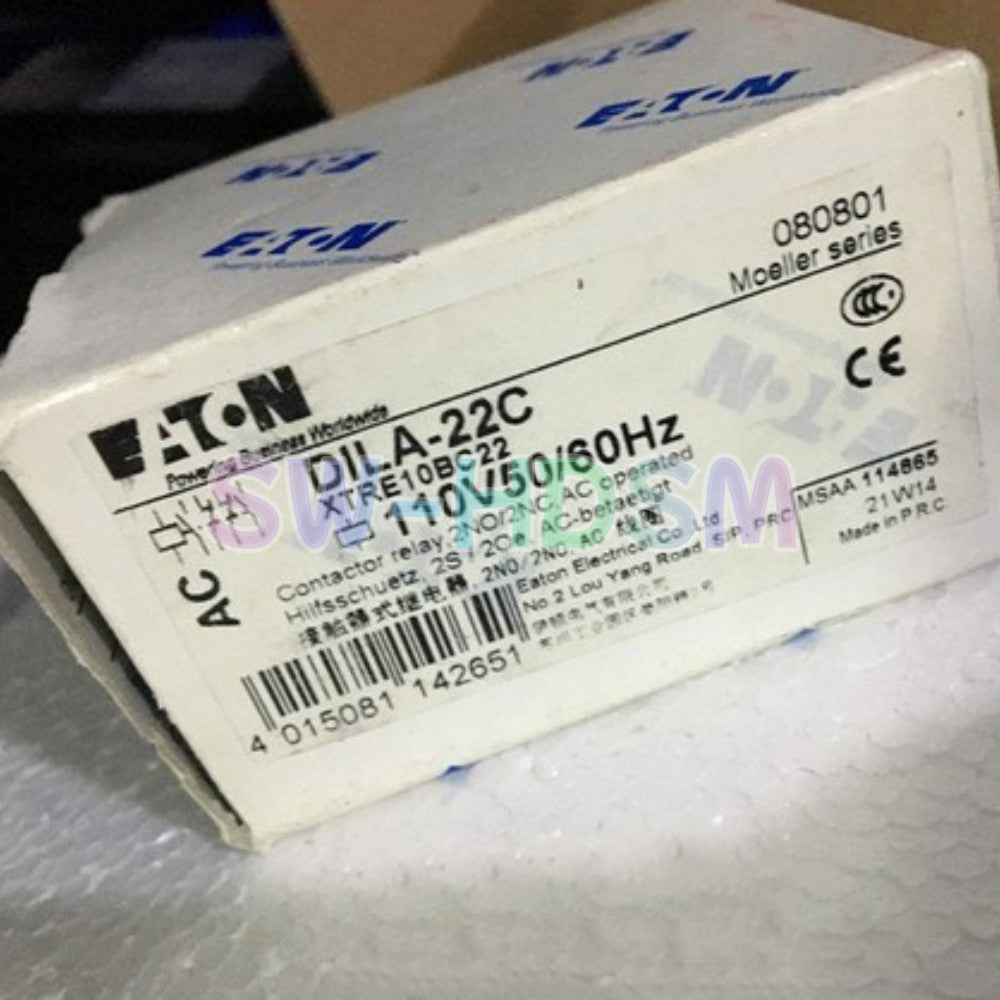 1PCS  for EATON DILA-22C 110V50/60HZ Intermediate Relay Freight Free