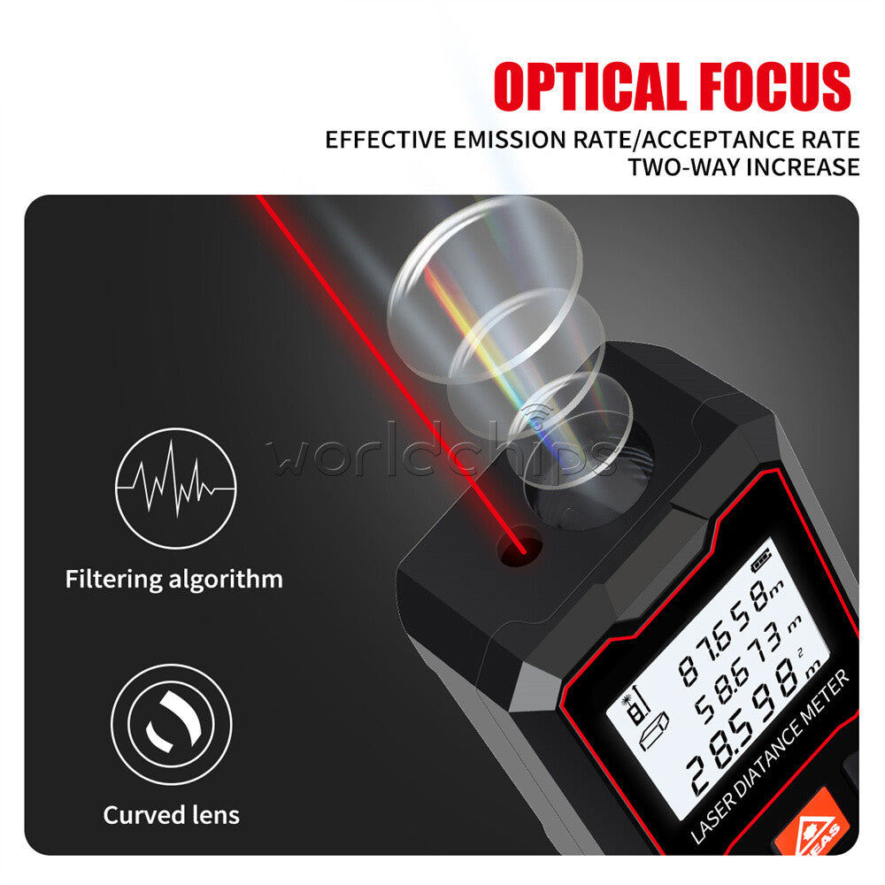 LCD Digital Laser Distance Meter Handheld infrared Measuring Gauge Rangefinder