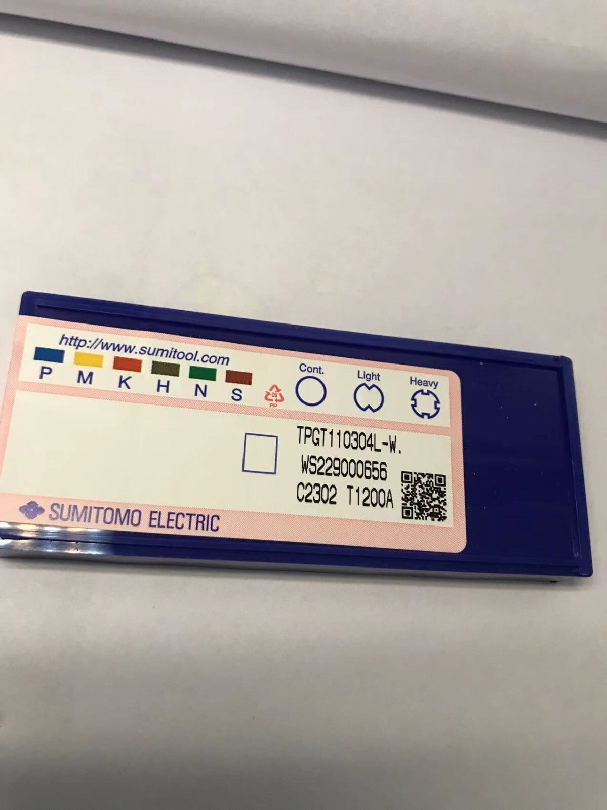 10Pcs Sumitomo TPGT110304L-W T1200A Cermet CNC Blades Finish boring inserts