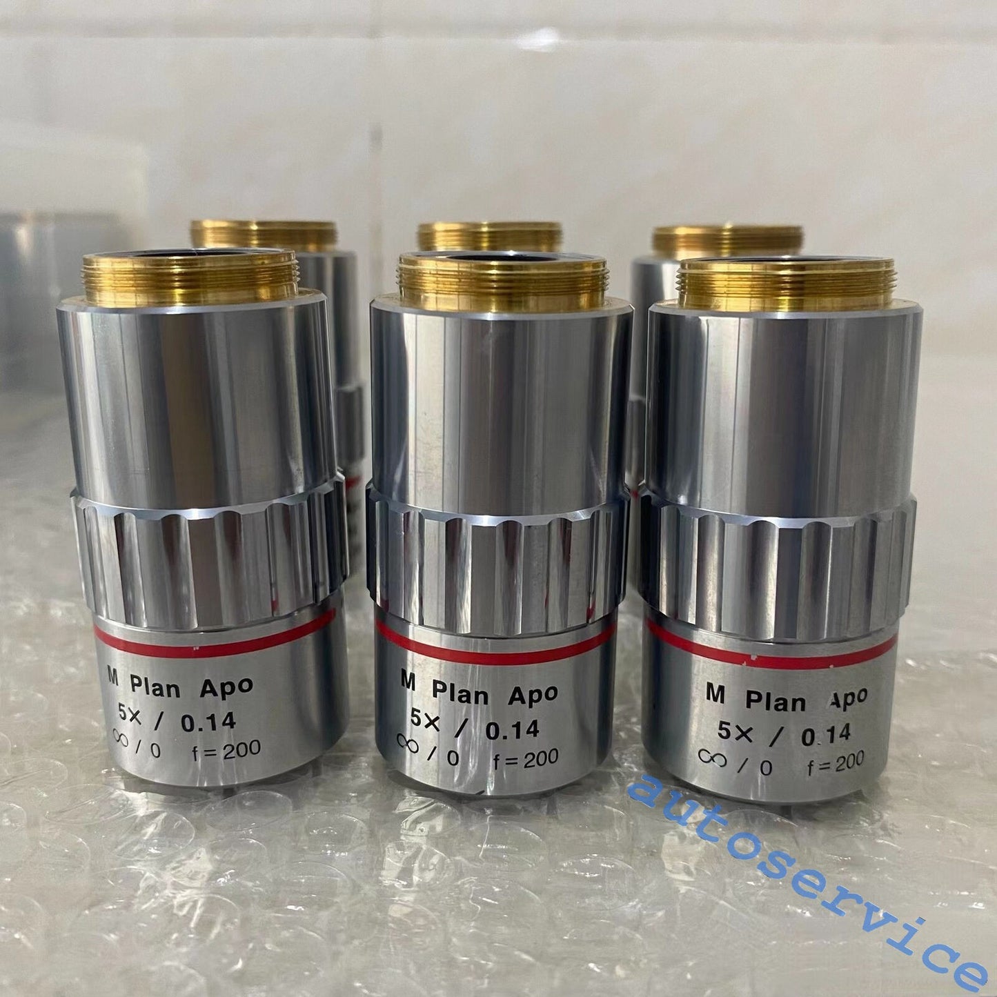 1pcs  & tested mitutoyo M Plan Apo 5x/0.14 Microscope Objective Lens