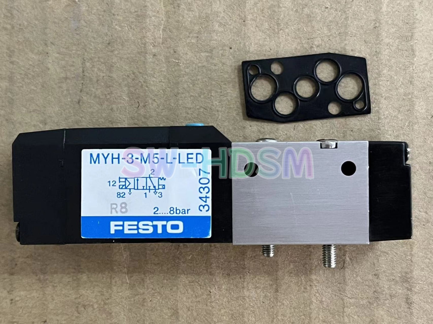 1PCS  Solenoid Valve MYH-3-M5-L-LED 34307 for FESTO Freight Free