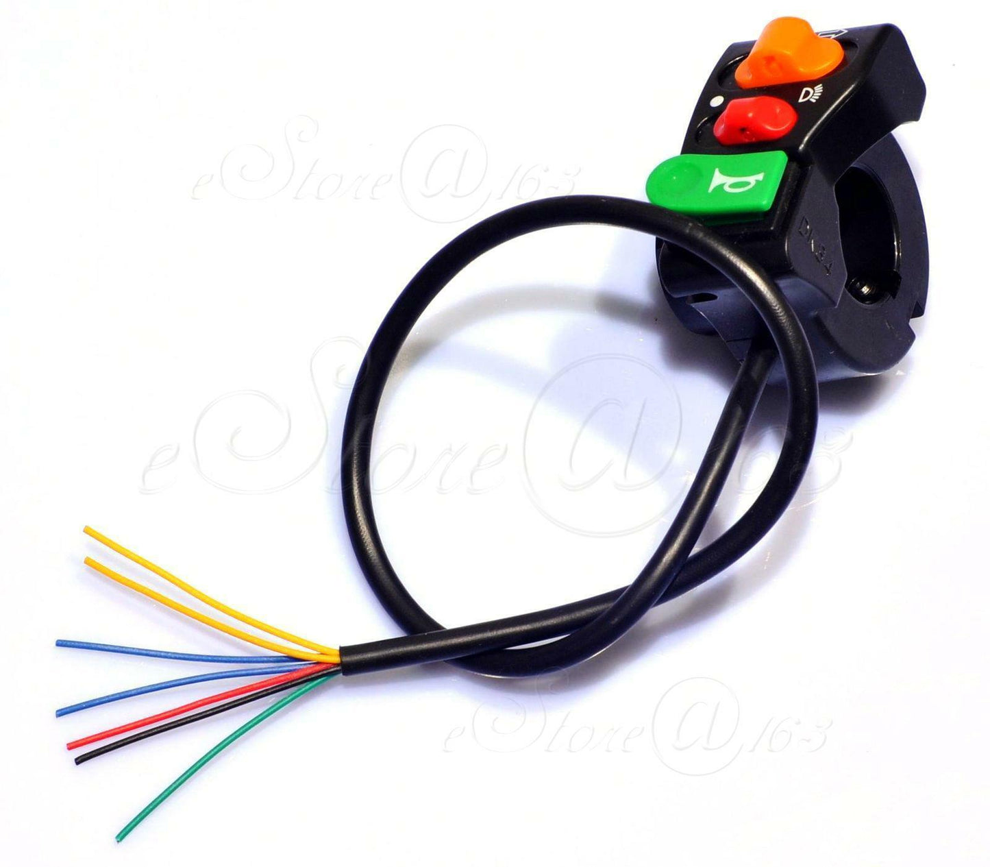 3in1 7/8" Φ22mm Handlebar Headlight/Turn Light/Horn Switch -Motor e-Bike Repair