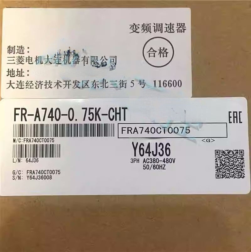 1pcs Mitsubishi Frequency Converter FR-A740-0.75K-CHT