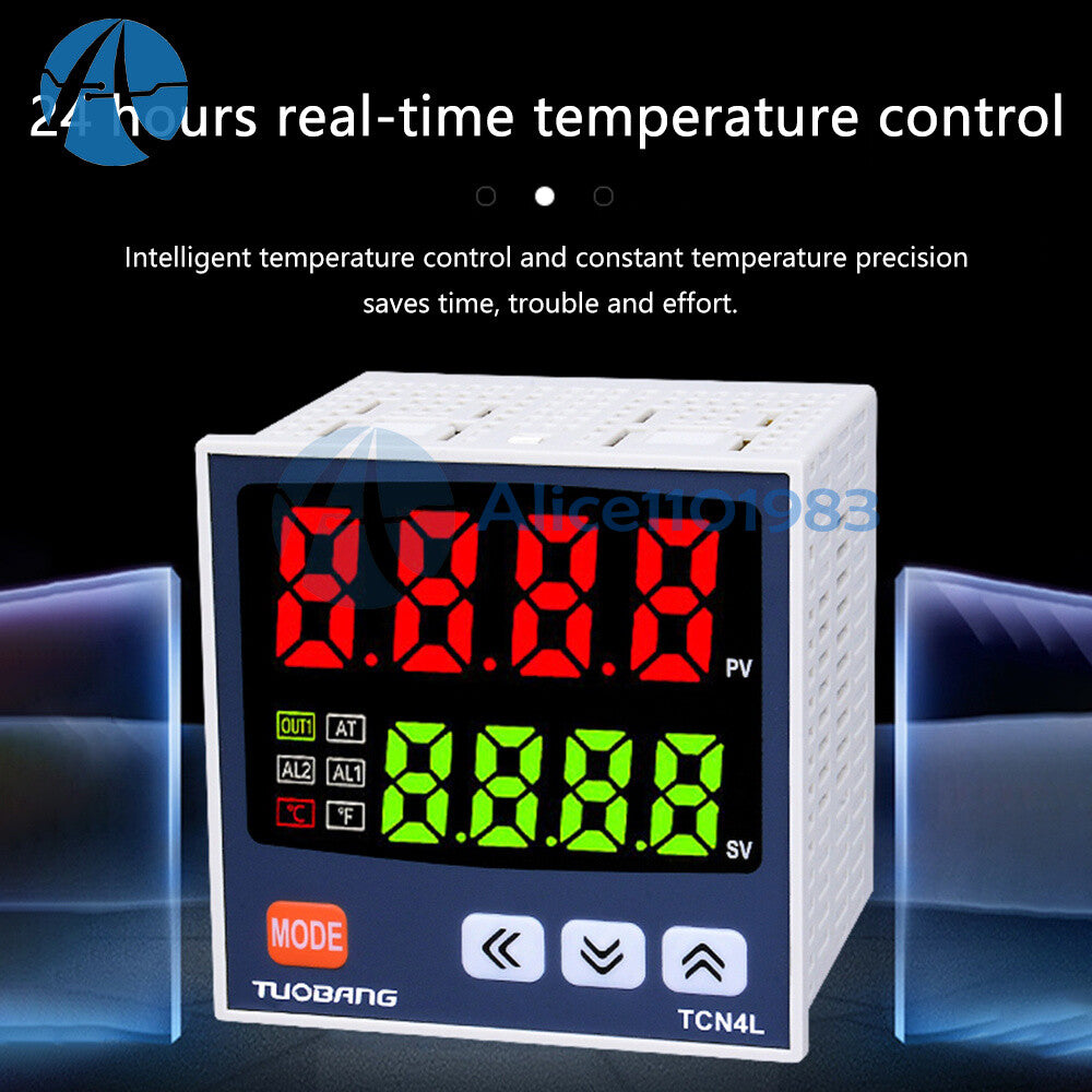 Digital PID Thermostat universal input Temperature Controller 0~1370℃ AC100~240V