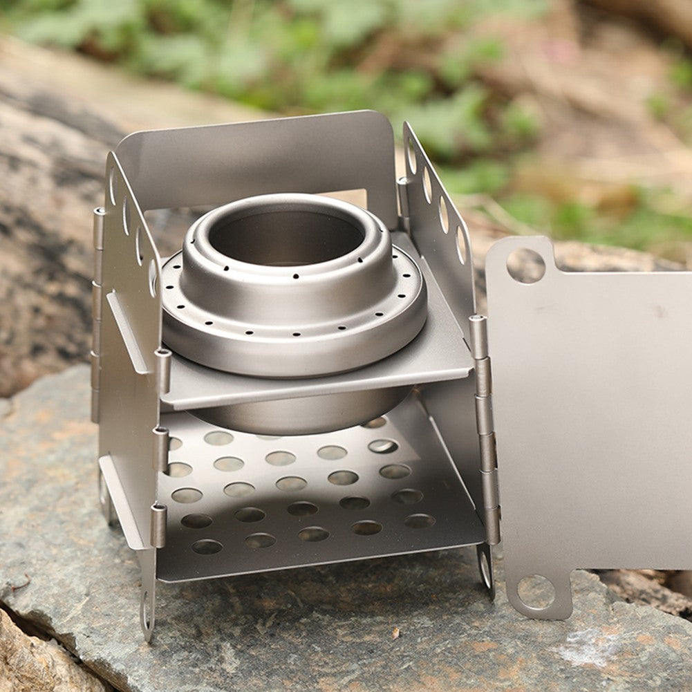 Innovative Folding Wood Stove For Sustainable And Safe Outdoor Cooking