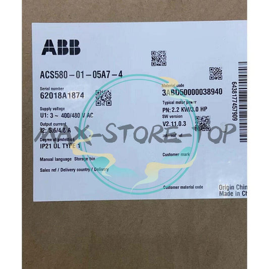 ACS580-01-05A7-4  ABB ACS5800105A74 2.2KW Frequency converter module