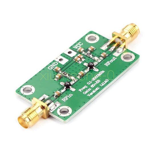0.1~2GHZ 0.1-2000MHz Gain 60dB RF Broadband Amplifier Module LNA Board LNA