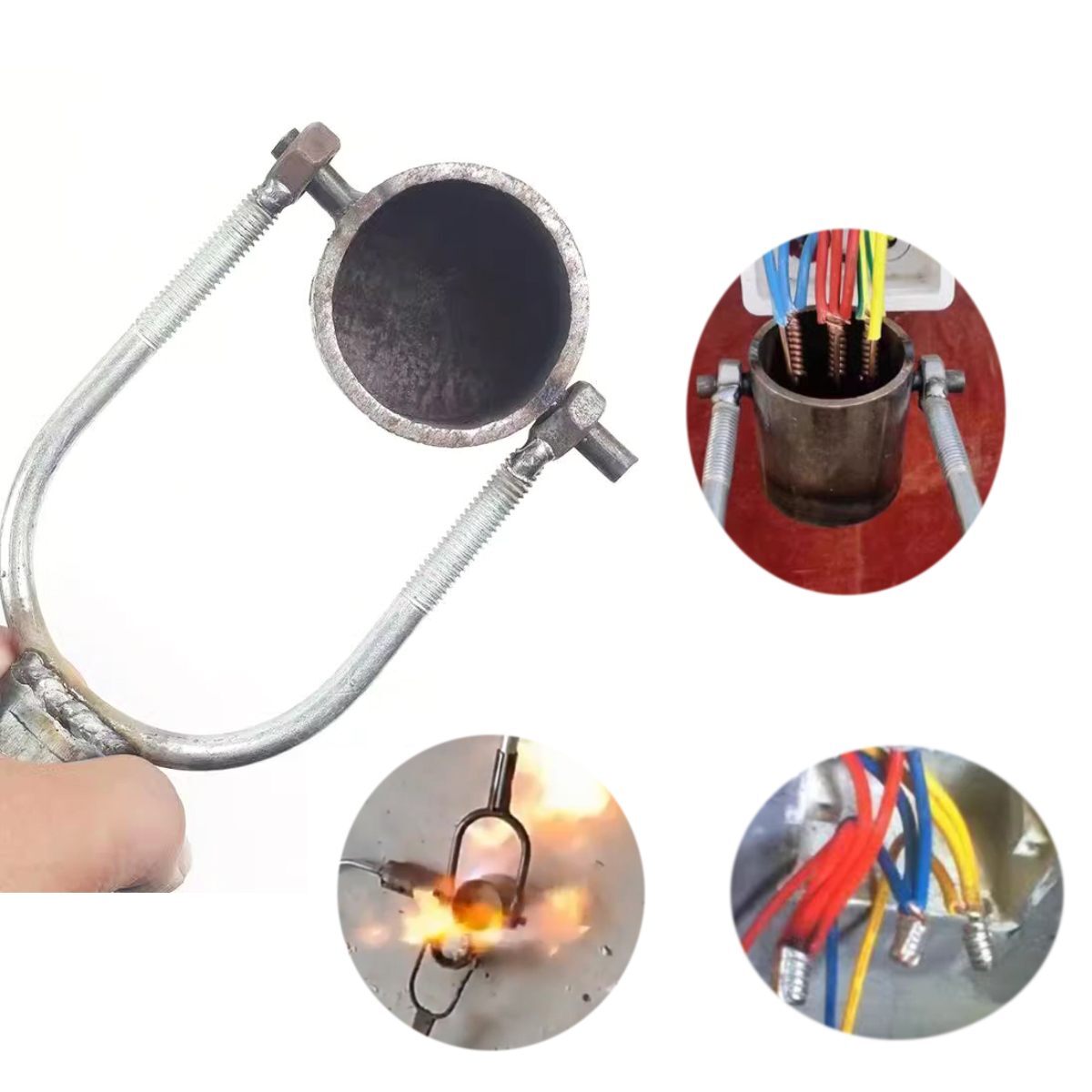 Gas Fire Heated Soldering Tin Pot for No Power Outdoor Electrician Wire Tinning