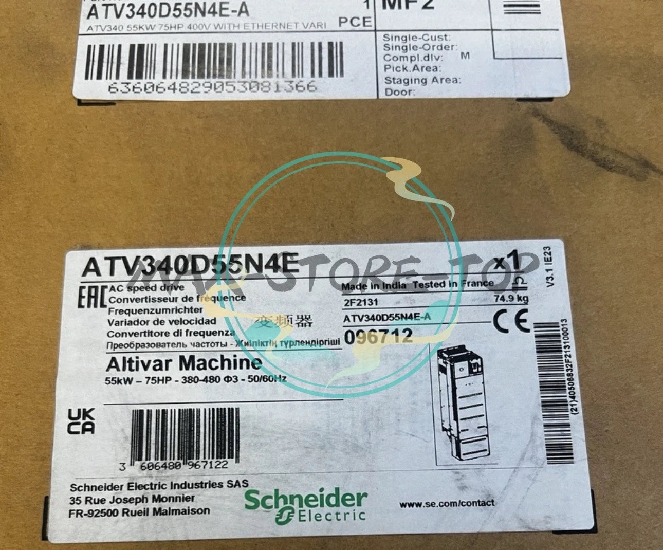 1 PC  Schneider ATV340 inverter ATV340D55N4E Fast Shipping UPS or