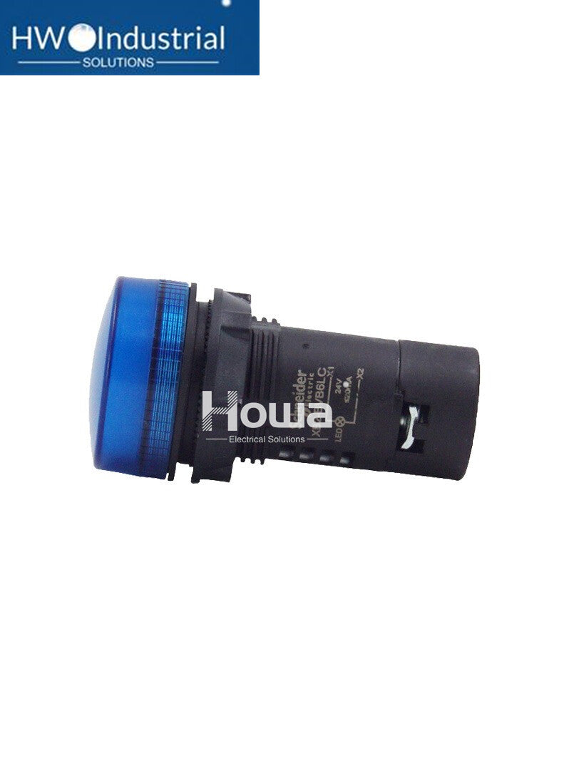 2pcs  LED Blue Signal Indicator Light XB2-BVB6LC XB2BVB6LC DC24V