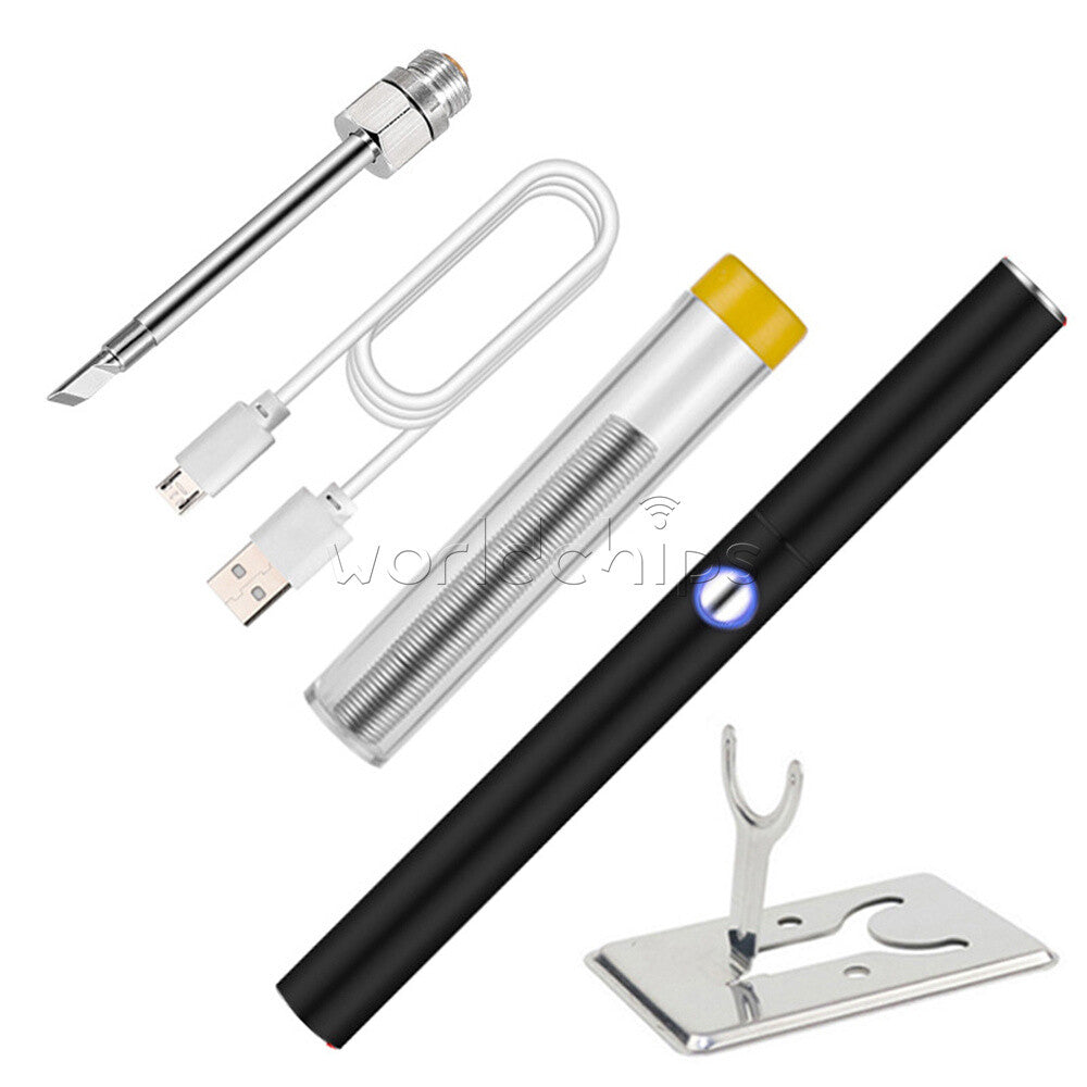 15W Cordless Soldering Iron USB Rechargeable Electric Welding Iron Tool Kit