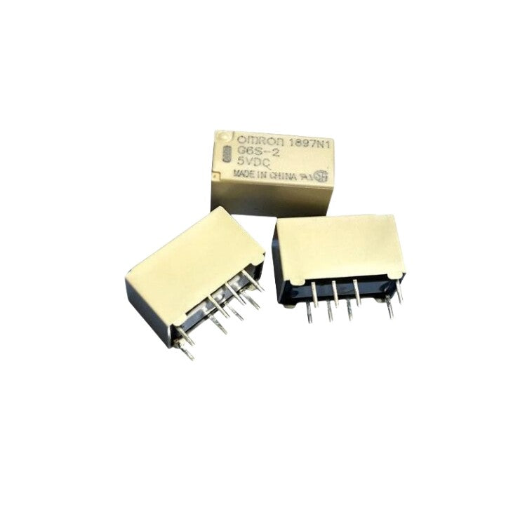 10Pcs  Relay G6S-2-5VDC Two Group Conversion 8-pin