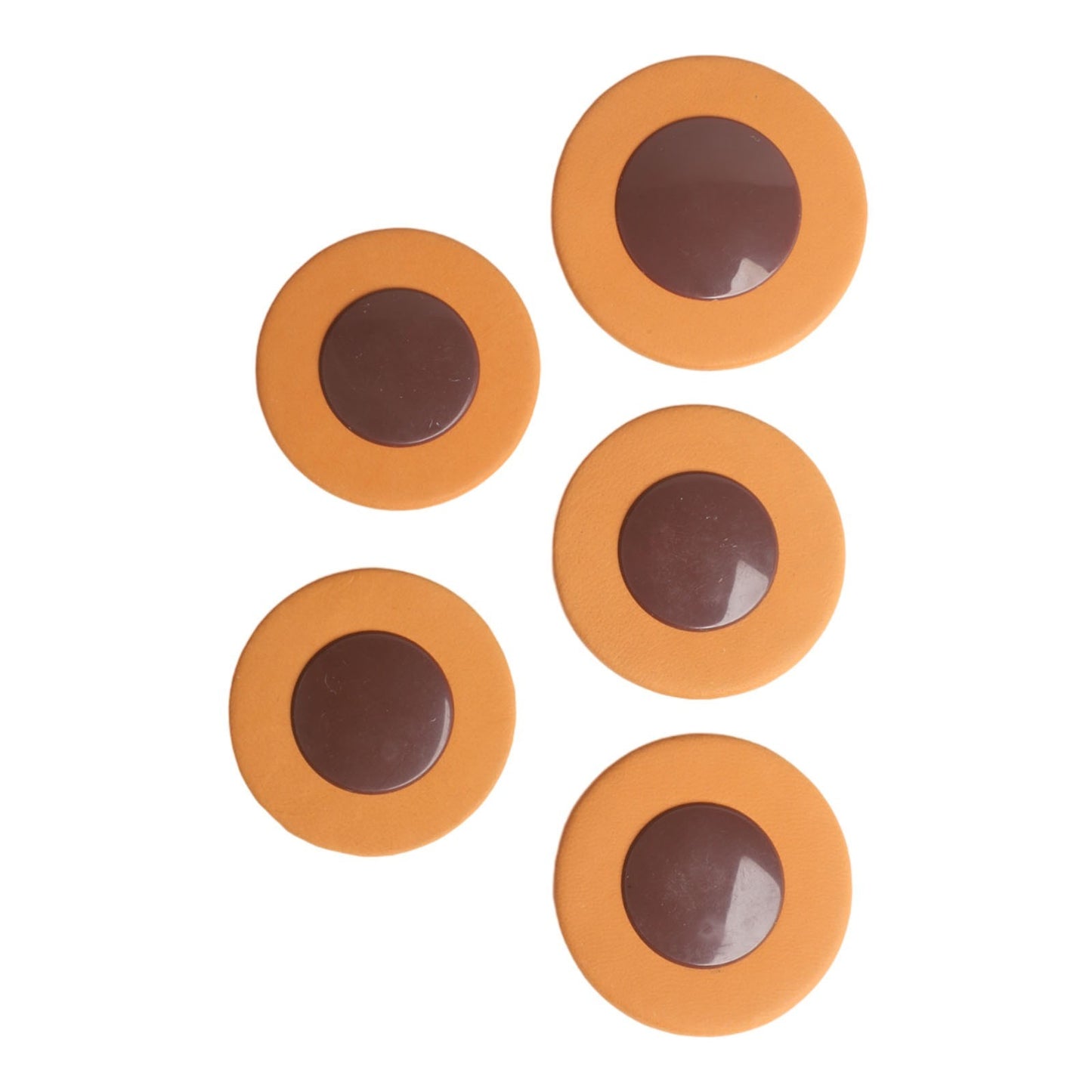 Effortless Installation For Tenor Sax Leather Pads 25 PCS 14 Sizes Brown