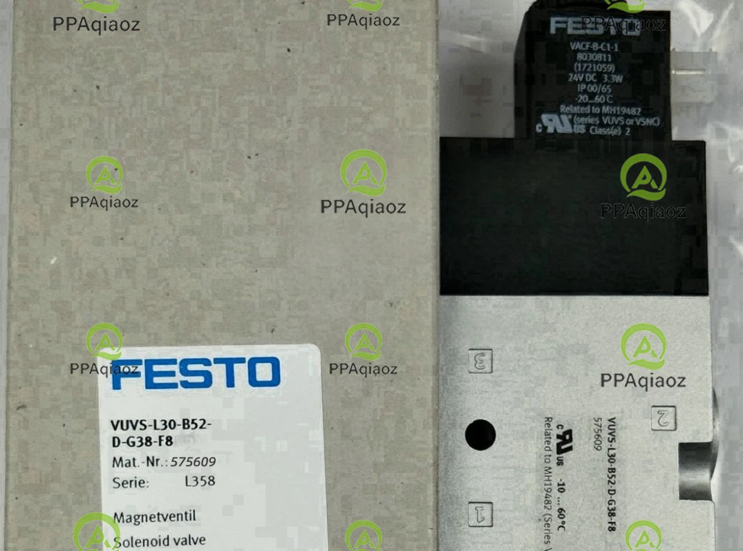 1PC  FESTO VUVS-L30-B52-D-G38-F8 575609 Solenoid Valve Free Shipping