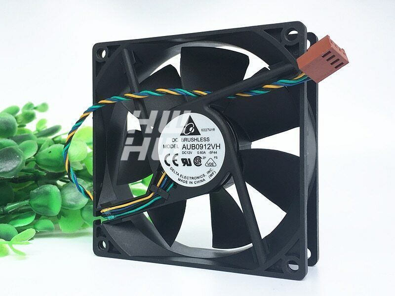 DELTA AUB0912VH 9025 DC 12V 0.60A 90*90*25MM 4-wire PWM Cooling Fan