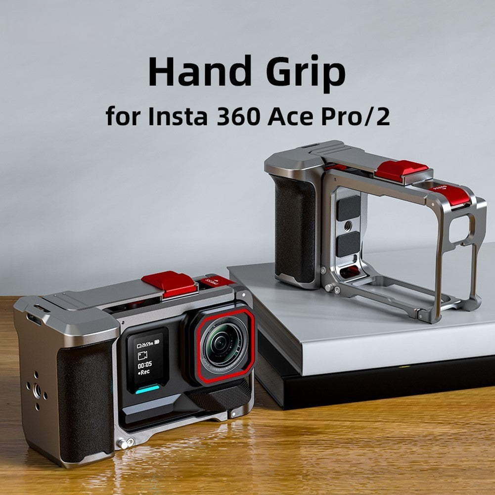Portable For Insta360 AcePro2 Camera Handle with Shock Absorption and Grip