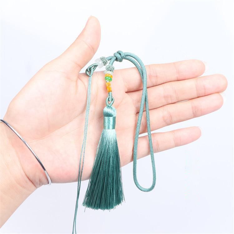 5x Elegant Tassel String Bracelet Key Chain Decorative Lanyard Jewellery Kit