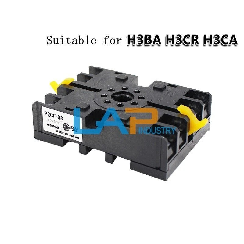 1PCS  For OMRON Time Relay Base P2CF-08 10A 250VAC Supporting H3CR Series #P
