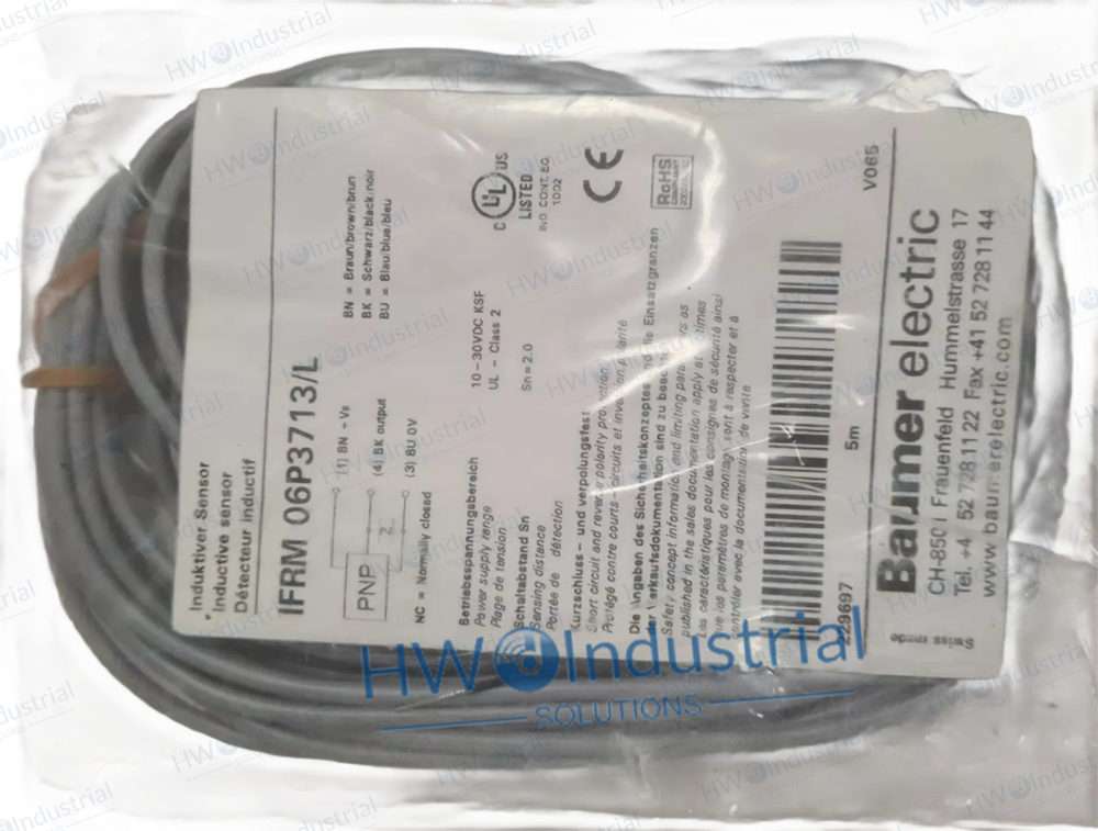 1/piece IFRM 06P3713/L Baumer Inductive Proximity Switch Sensor