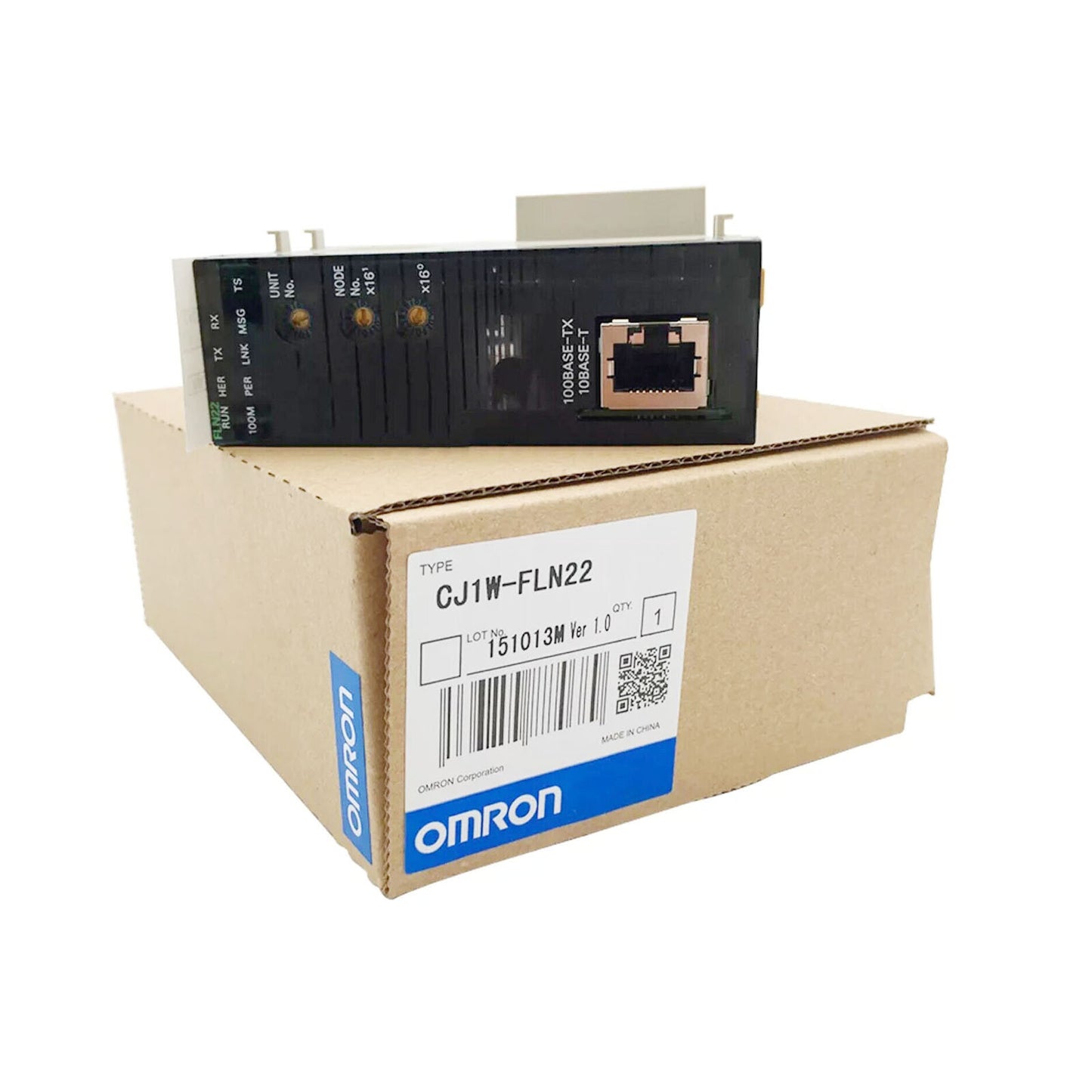 OMRON MODULE CJ1W-FLN22 PLC Controls Unit