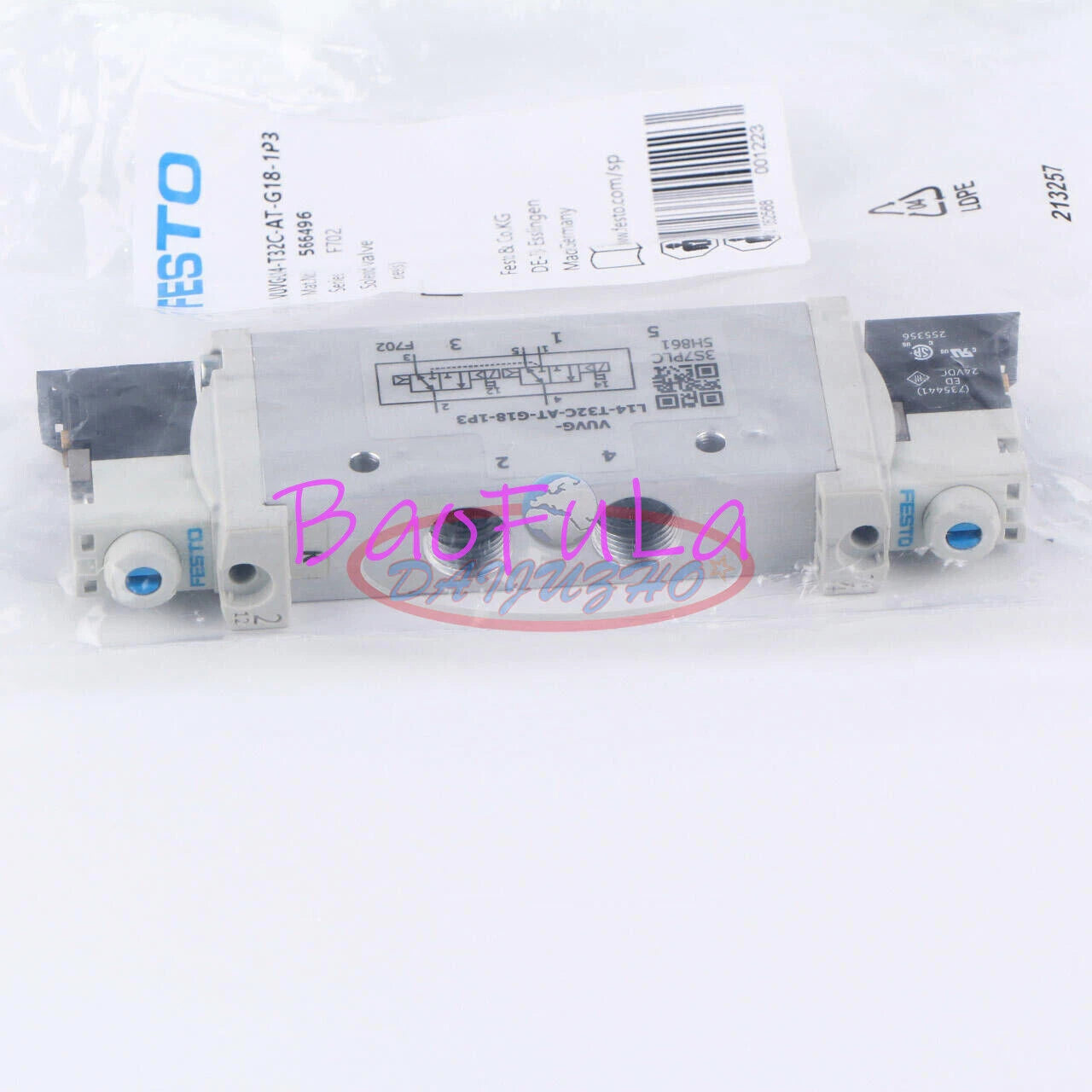 1PCS  FESTO solenoid valve VUVG-L14-T32C-AT-G18-1P3 566496 #P