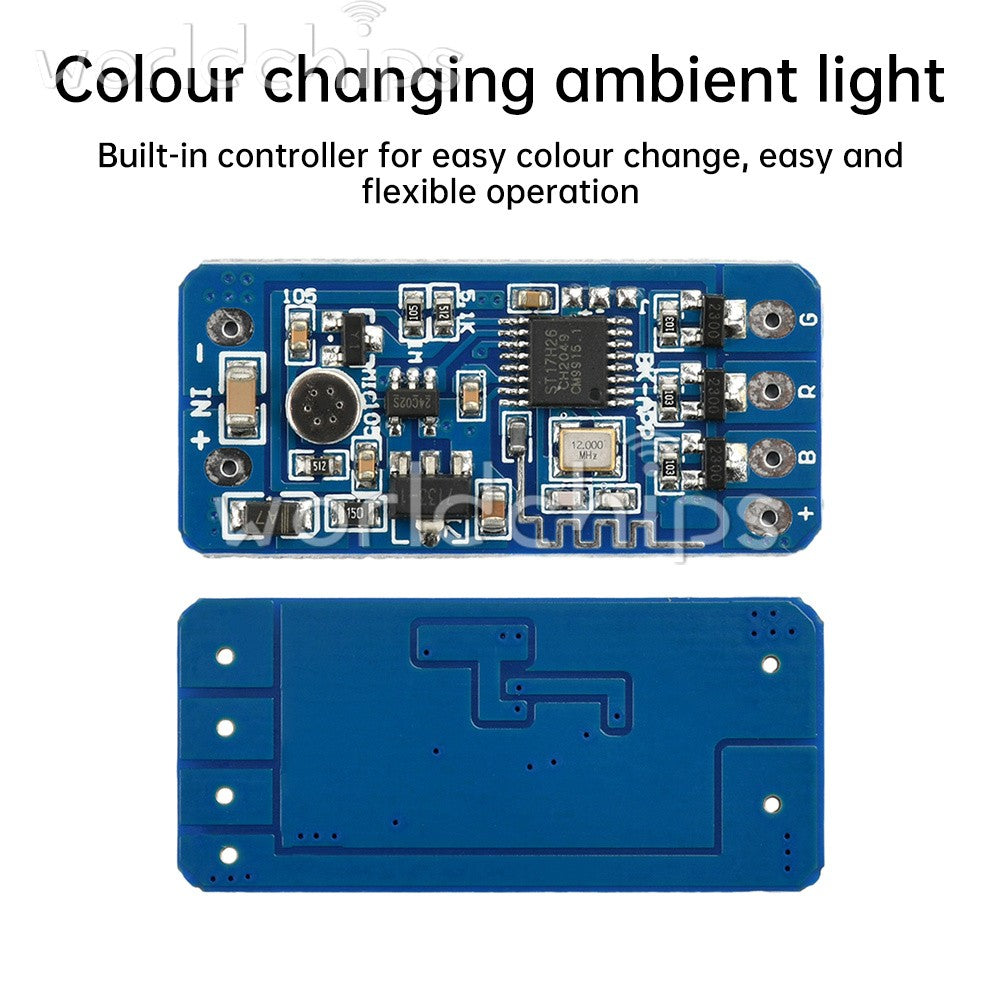 5PCS 5V 12V 24V RGB Flashing Module LED Strip Light Controller Color Change
