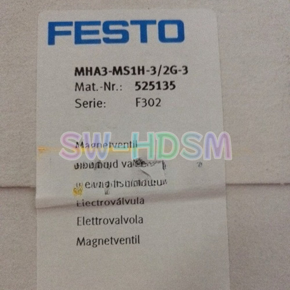 1PCS   Festo Solenoid Valve MHA3-MS1H-3/2G-3 Freight Free