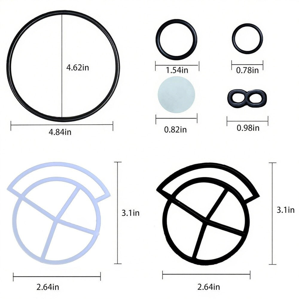 High Flow Seal Kit 1 Inch Water Softener Enhance Water Softener Performance