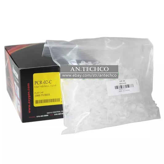 1000pcs/pack For AXYGEN 0.2ml flat cap PCR thin-walled centrifuge tube PCR-02-C