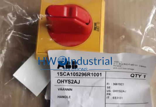 1PC  OHYS2AJ ABB Yellow Selection Isolation Switch Handle