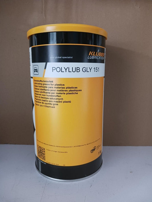 KLUBER Lubrication POLYLUB GLY 151 Grease 1Kg (2.2 lb)  free ship