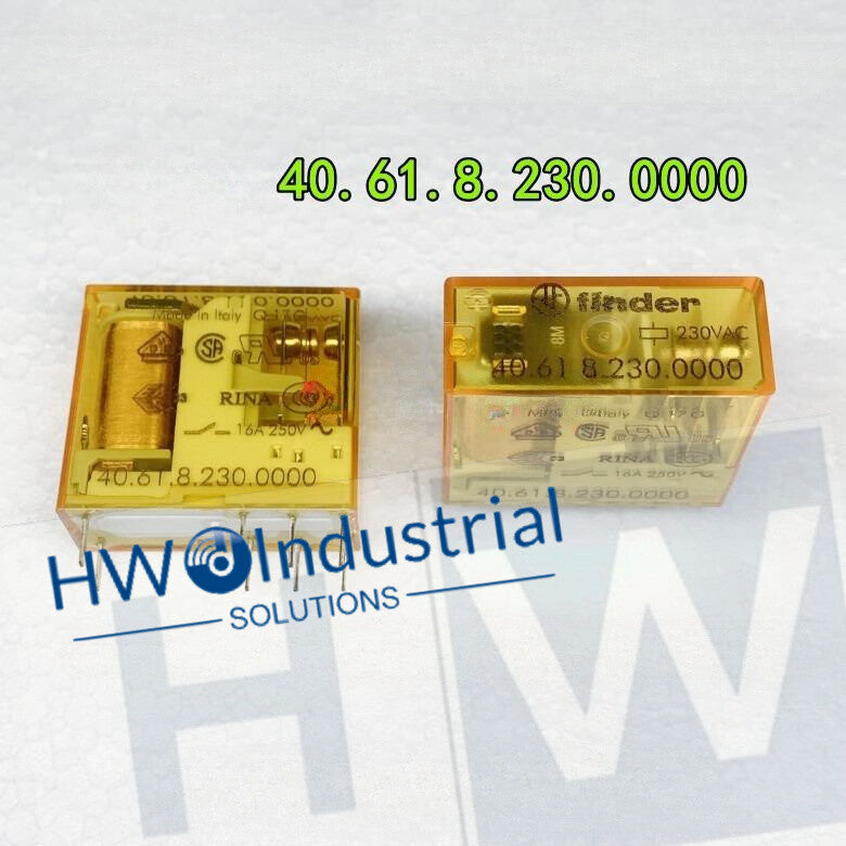Finder Power Relay 40.61.8.230.0000 16A 230VAC 8-pin