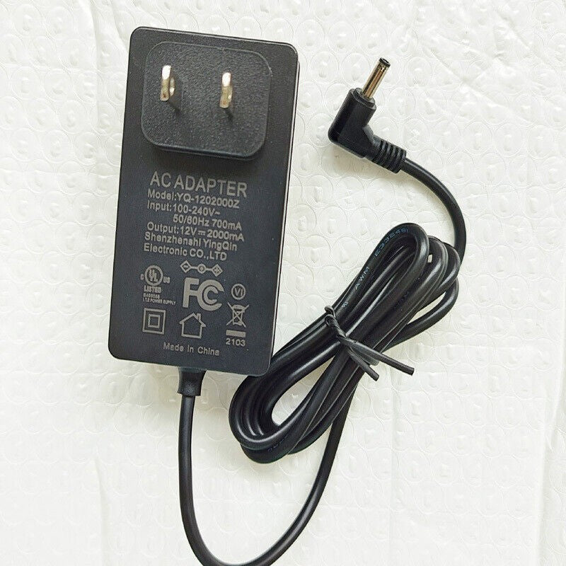 YQ-1202000Z Bluetooth Thermal Label Printer Power Adapter 12V 2000mA