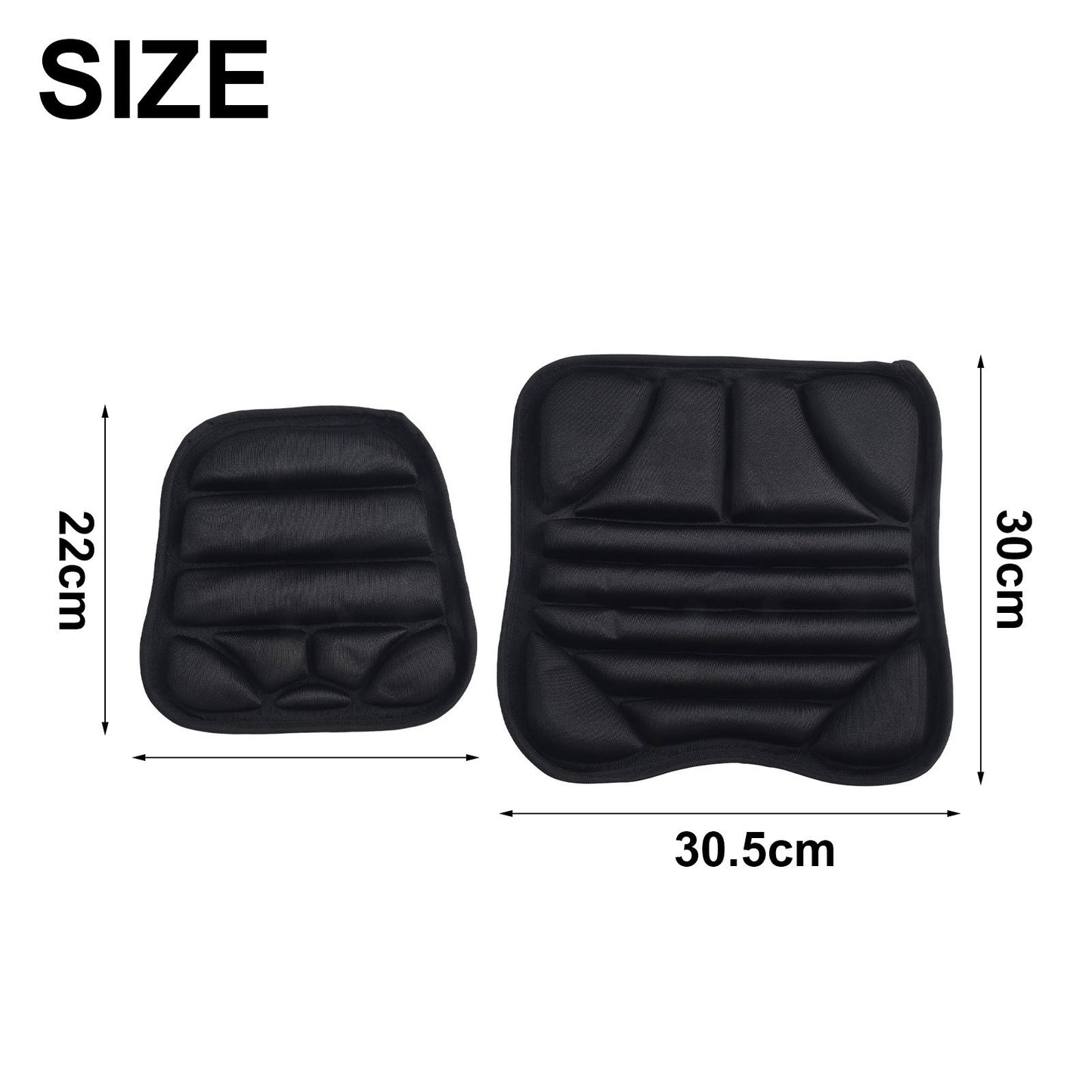 Non Inflatable Motorcycle For Seat Cushion Set Shock Absorption Easy to Install