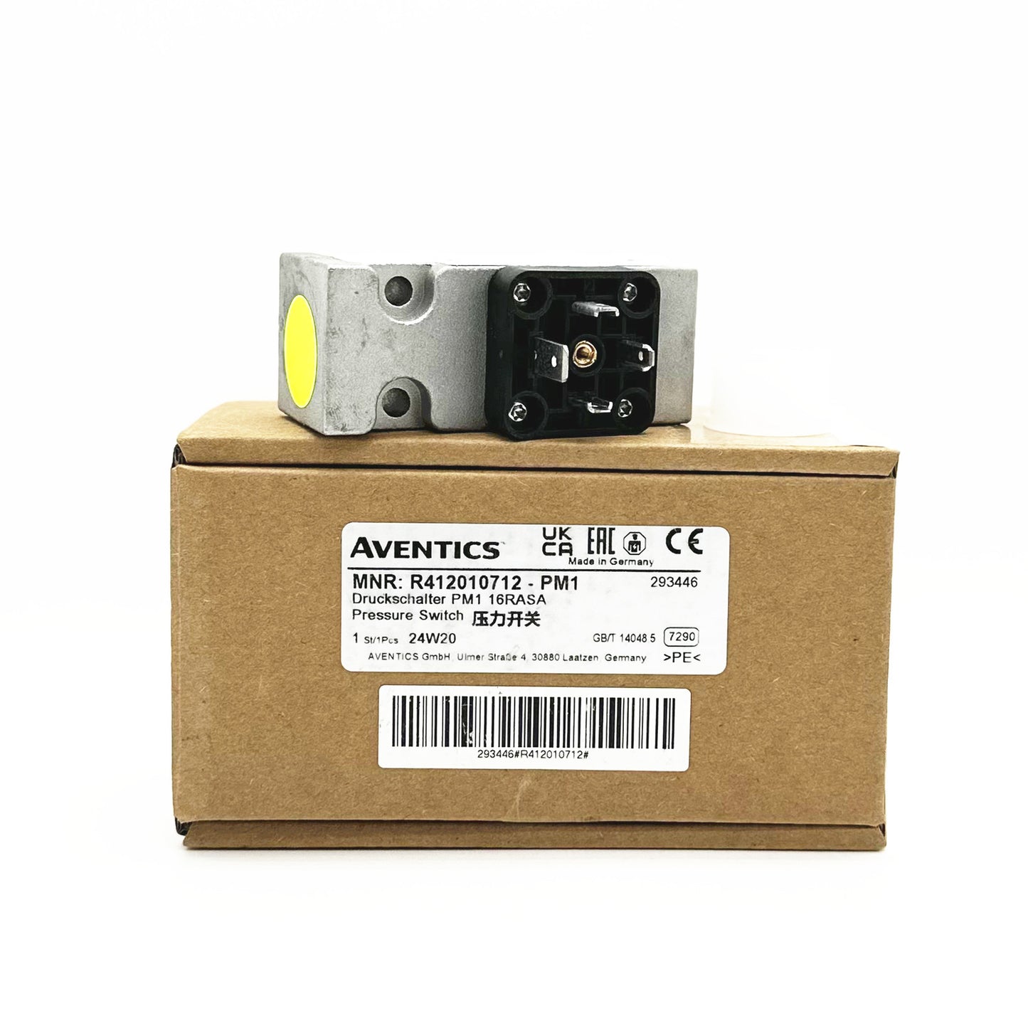 1pcs AVENTICS Pressure Switch R412010712 Series  PM1 0.2-16bar Fast delivery