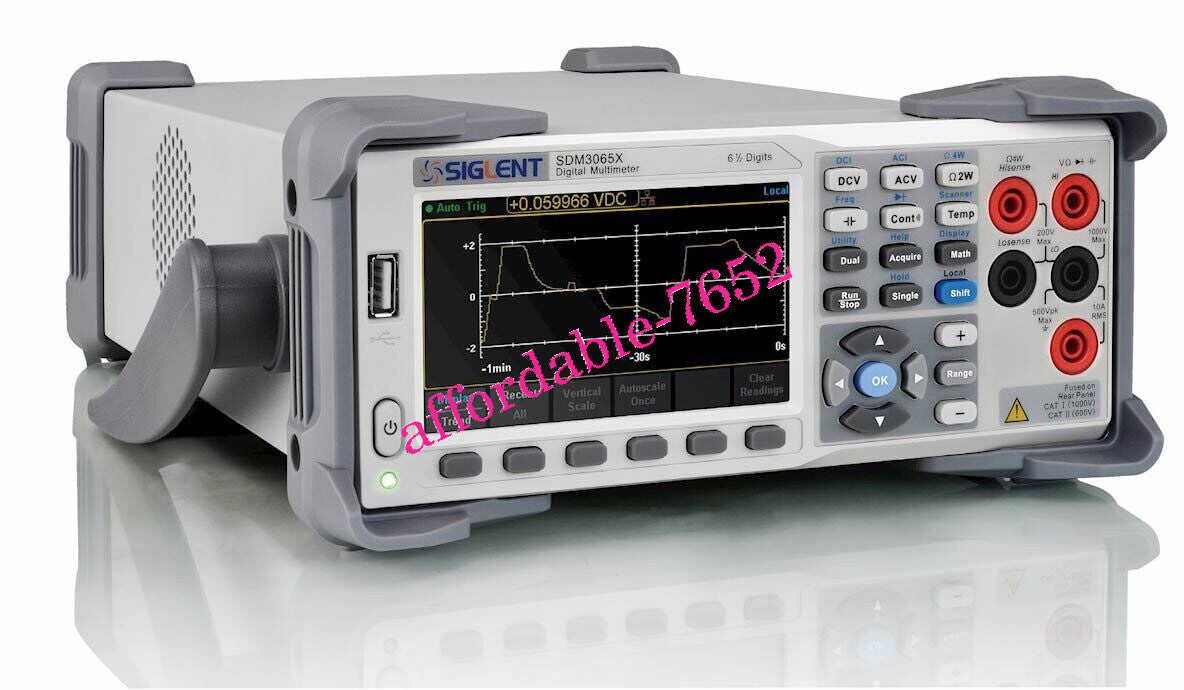 SIGLENT SDM3065X Digital Multimeter Desktop DMM AC/DC Volt Amp Ohm Hz Diode Cont