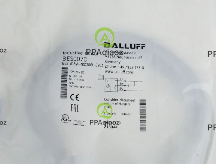 1Pcs  BALLUFF BES M18MI-NSC50B-BV03（BES007C) sensor Fast delivery