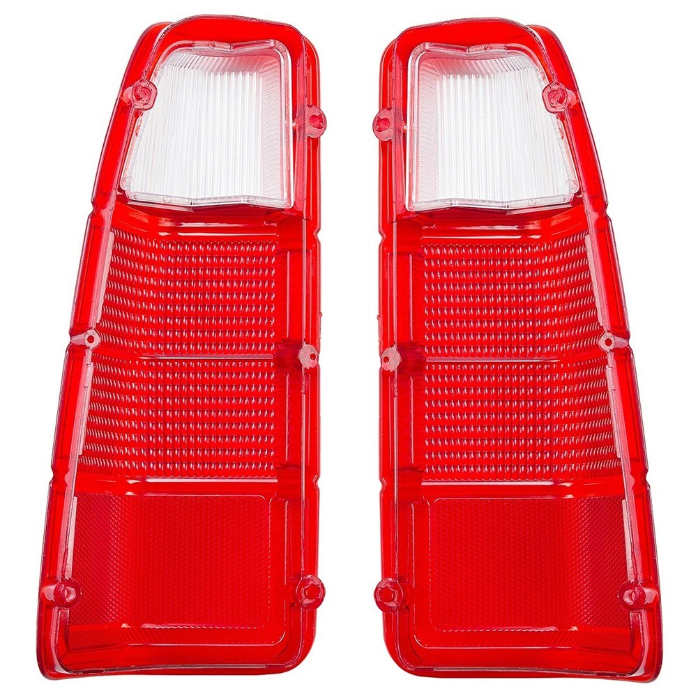Set of Tail Light Lens LH RH for Dodge Truck and Power Wagon 1972 1980