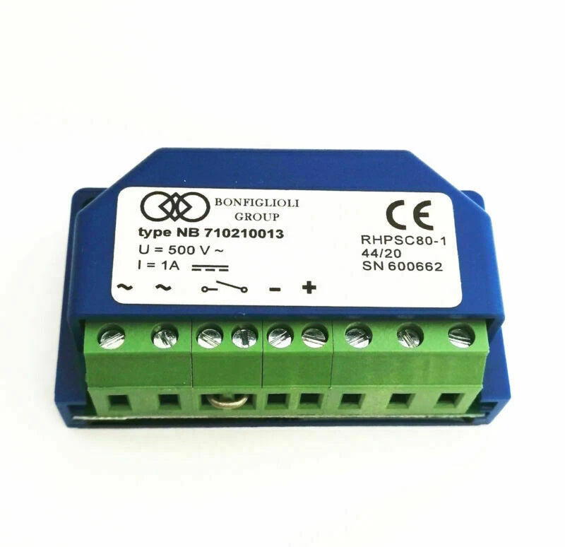 Bonfiglioli Type NB 710210013 RHPSC80-1 500V~ 1A Brake Rectifier Module