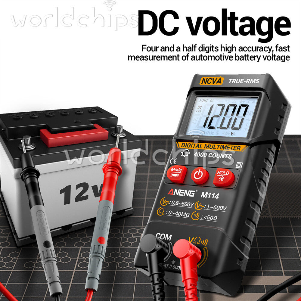 ANENG Digital Multimeter Automatic Voltmeter NCV Resistance Electrician Tester