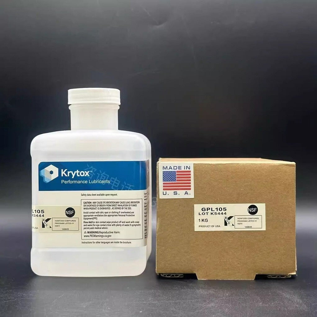 Chemours DUPONT Krytox Lubricants GPL105  1Kg (2.2 LB)  free ship