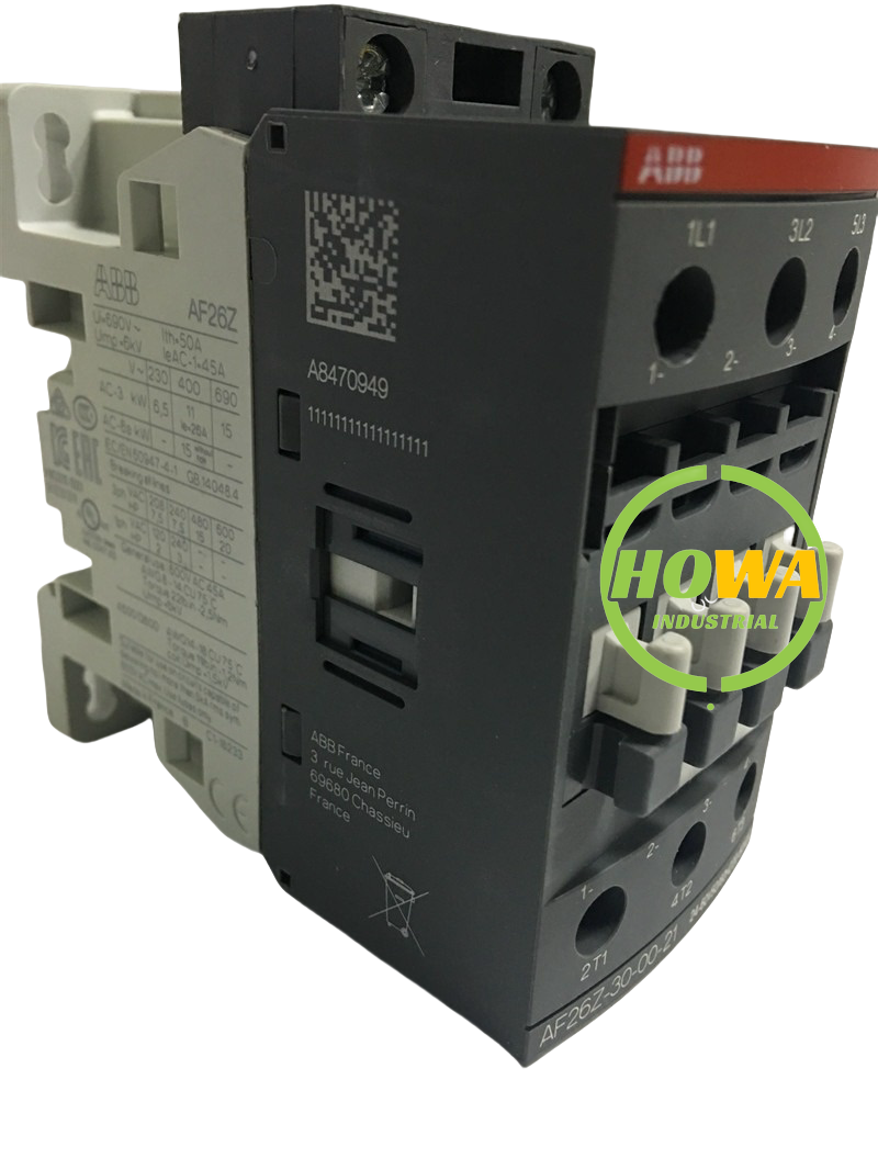 1/piece  ABB Three-pole Contactor AF26Z-30-00-21 20-60VDC Coil Voltage