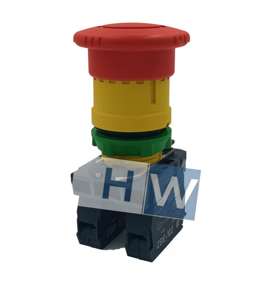 1/Piece  Emergency Stop Button Switch Key Reset XB5AS9444 XB5-AS9444 2NO