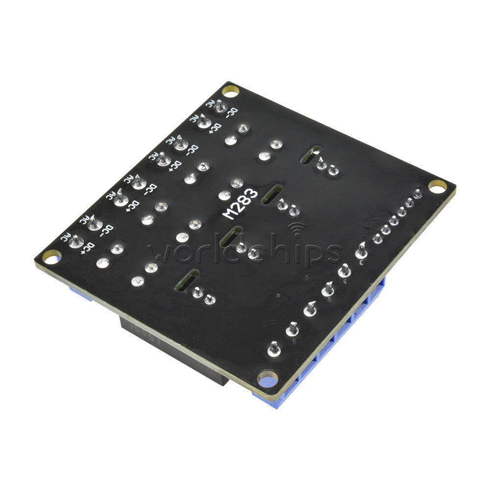 2PCS 5V 4 Channel OMRON SSR G3MB-202P Solid State Relay Module w/ Resistive Fuse