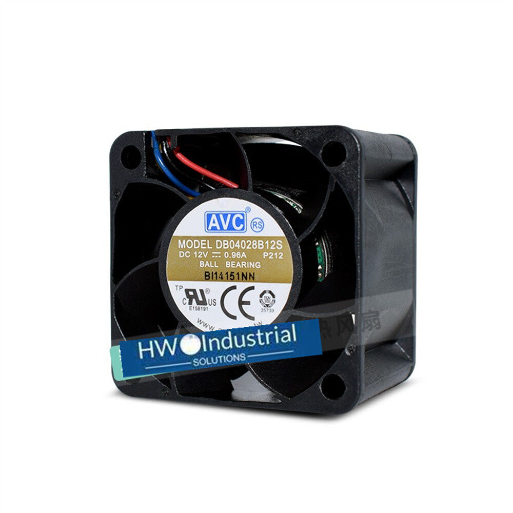 1/piece AVC DB04028B12S 4-wire DC12V 0.96A 4028 4CM Server PWM Cooling Fan