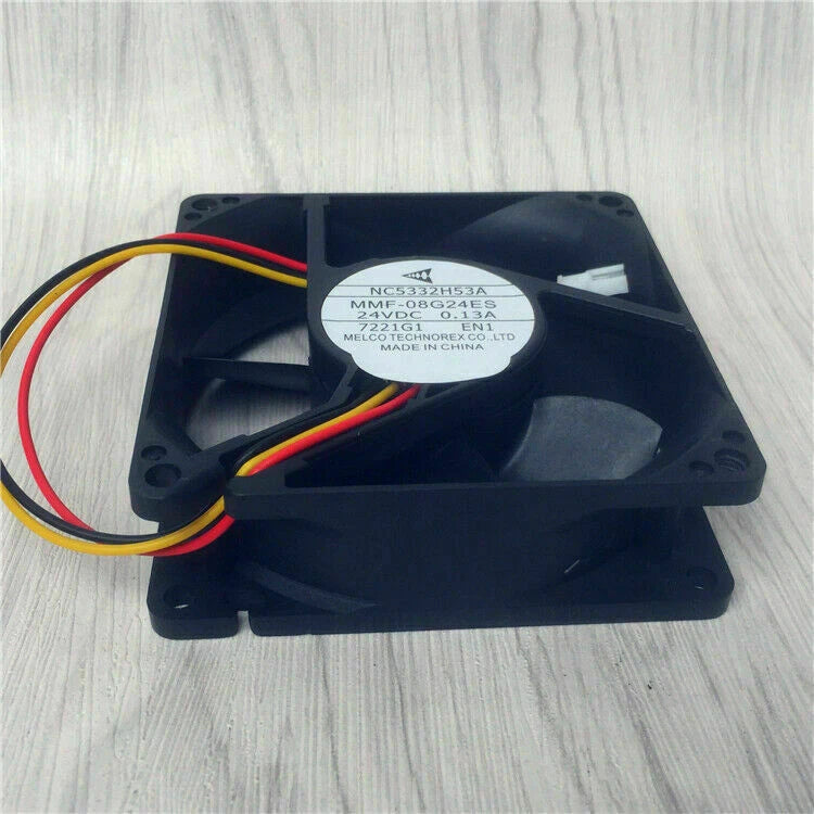 1pcs NC5332H53A MMF-08G24ES EN1 24V 0.13A 8025 8cm 3-pin Mitsubishi inverter fan
