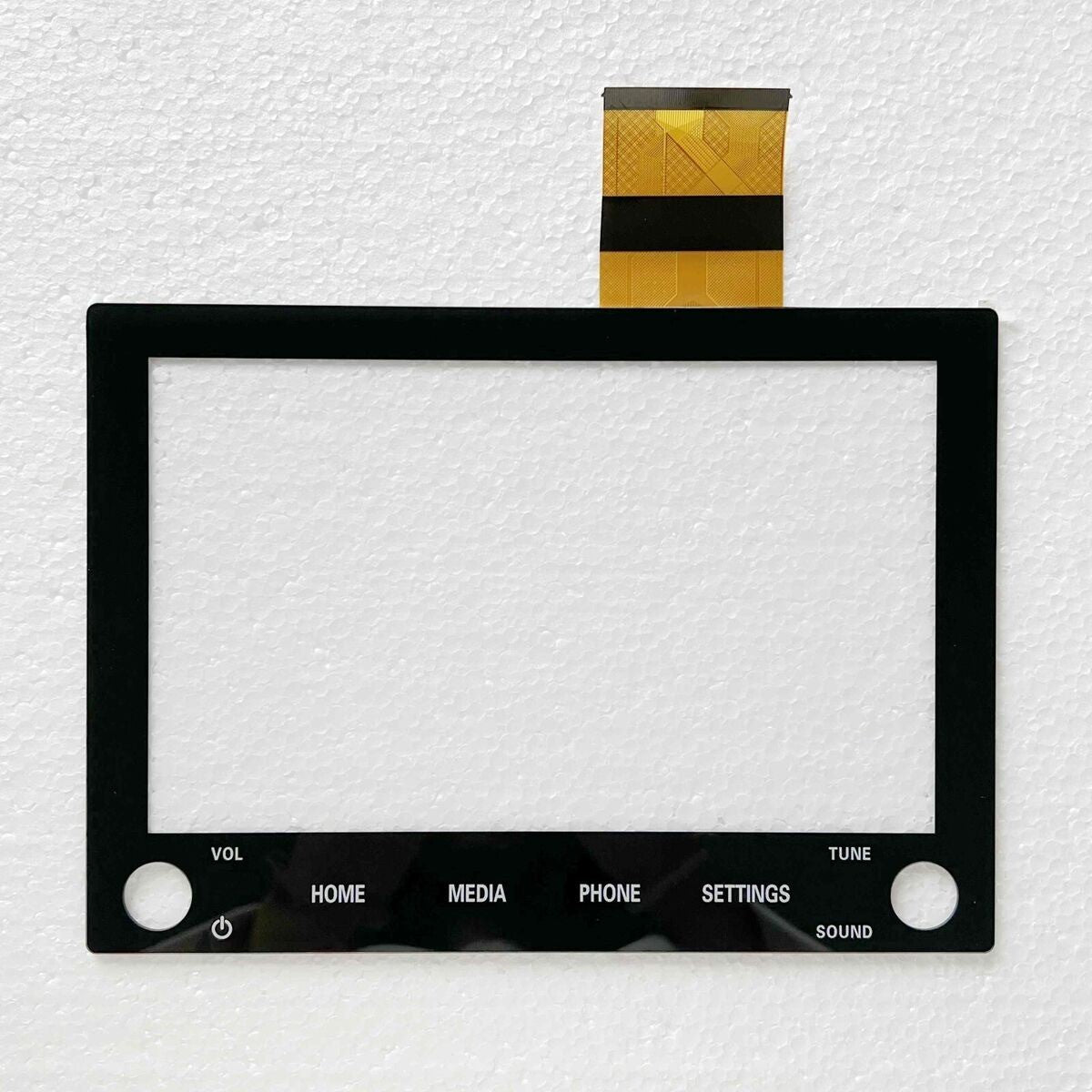 8" Touch Screen Digitizer for Mitsubishi Outlander 2 Knobs Radio Navigation