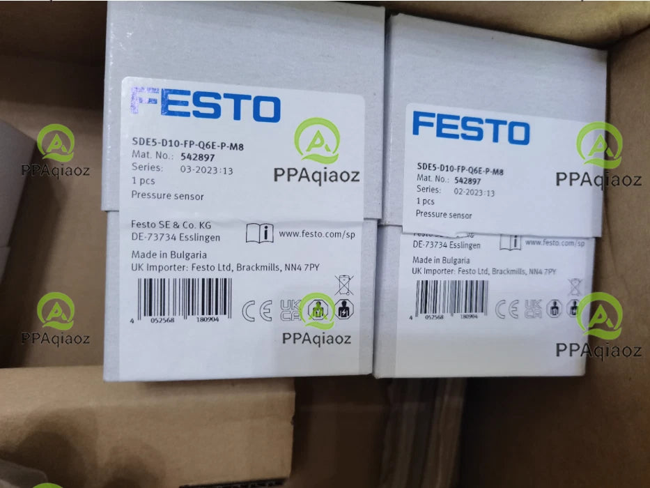 1PC  FESTO SDE5-D10-FP-Q6E-P-M8 542897 Pressure Sensor Free Shipping