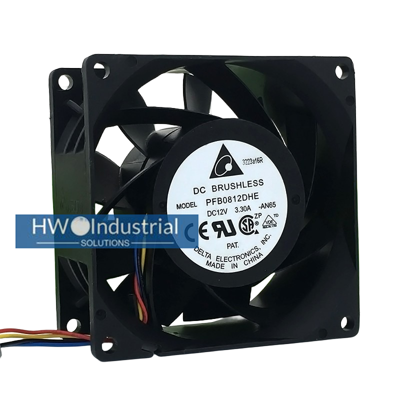 1PC PFB0812DHE Delta 8038 12V 3.30A 8CM 4-wire Server Cooling Fan